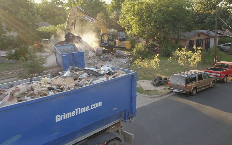 dumpster rental in marble falls