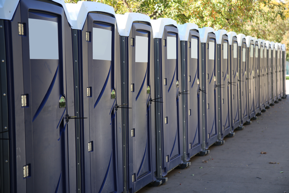 portable toilet rentals by grime time