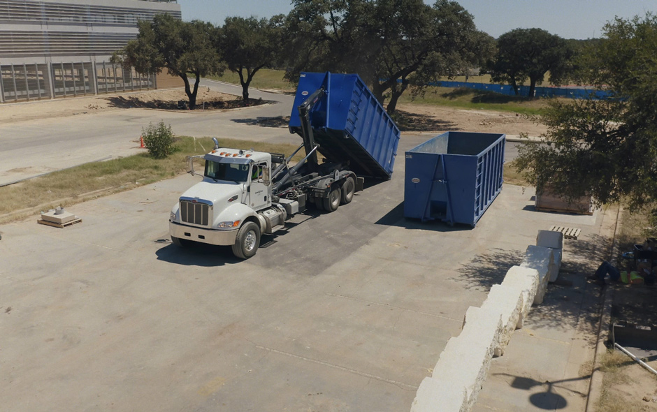 grime time commercial construction dumpster truck
