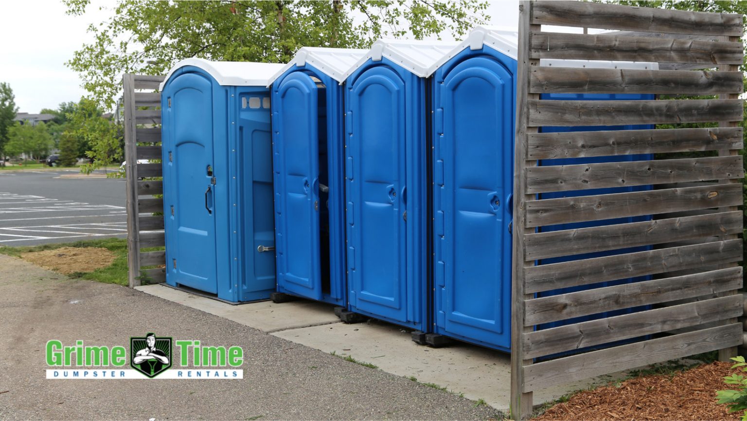 Commercial Porta Potty Rental – Reliable Restrooms from Grime Time