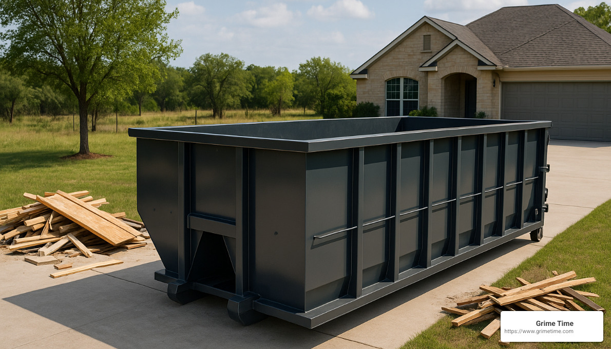 bastrop metal dumpsters