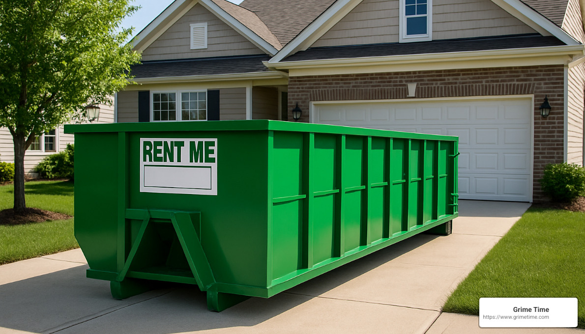 rent roll off dumpster