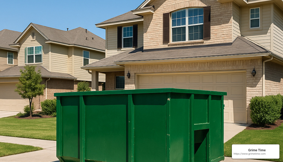 residential dumpster rental round rock tx