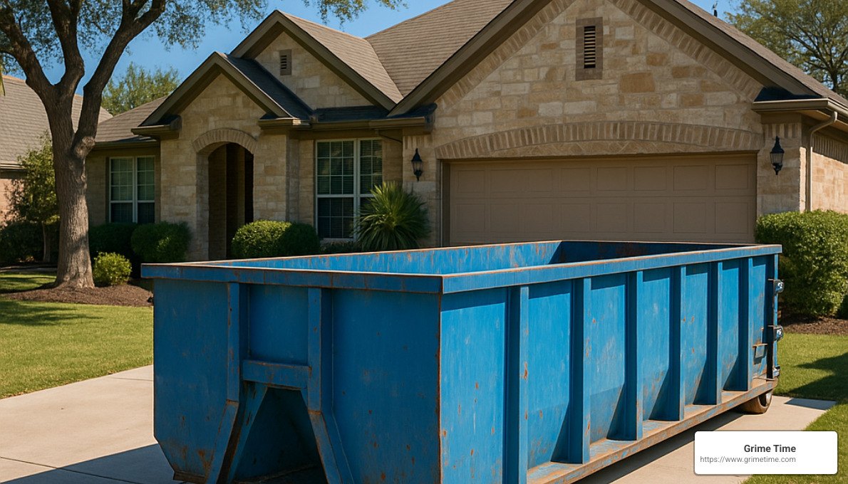 roll off dumpster round rock tx