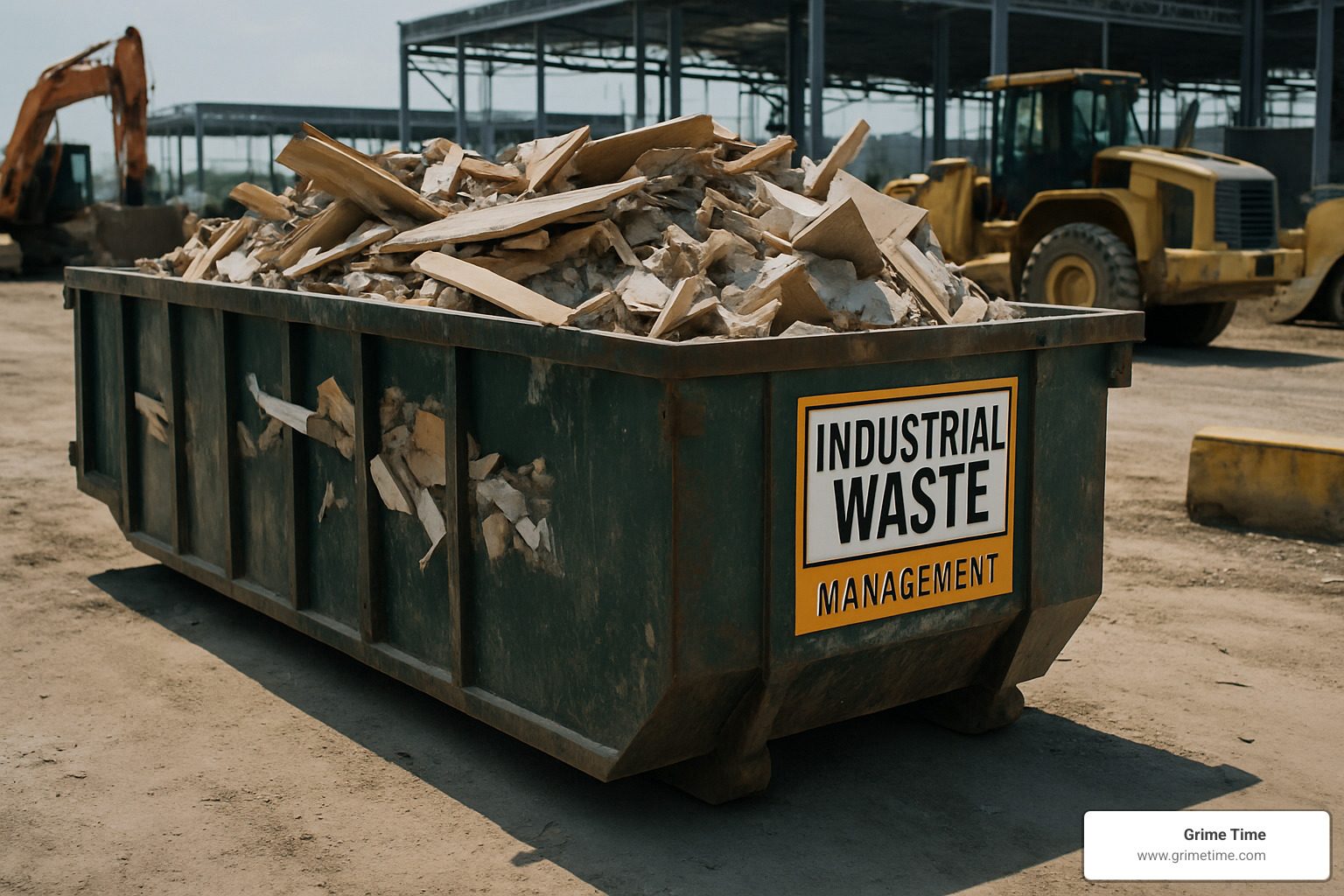 Industrial dumpster rental