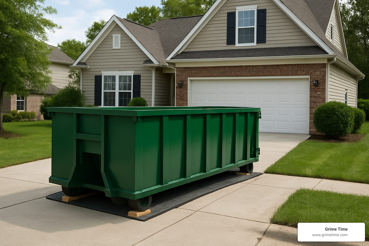 driveway dumpster