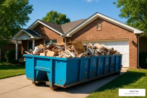 Dumpster rental for junk removal