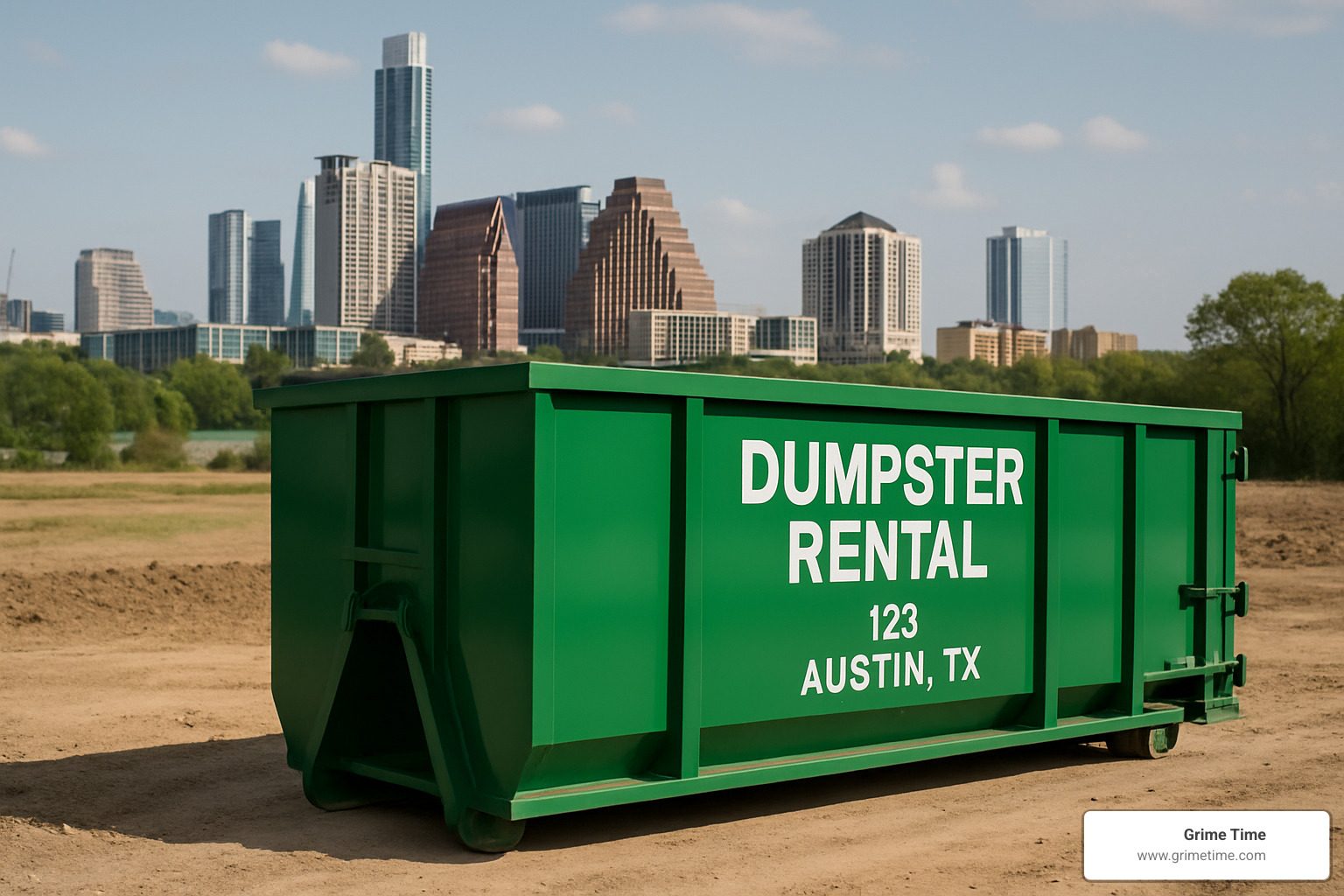 rent a roll off dumpster austin