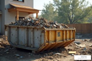 Construction waste dumpster rental