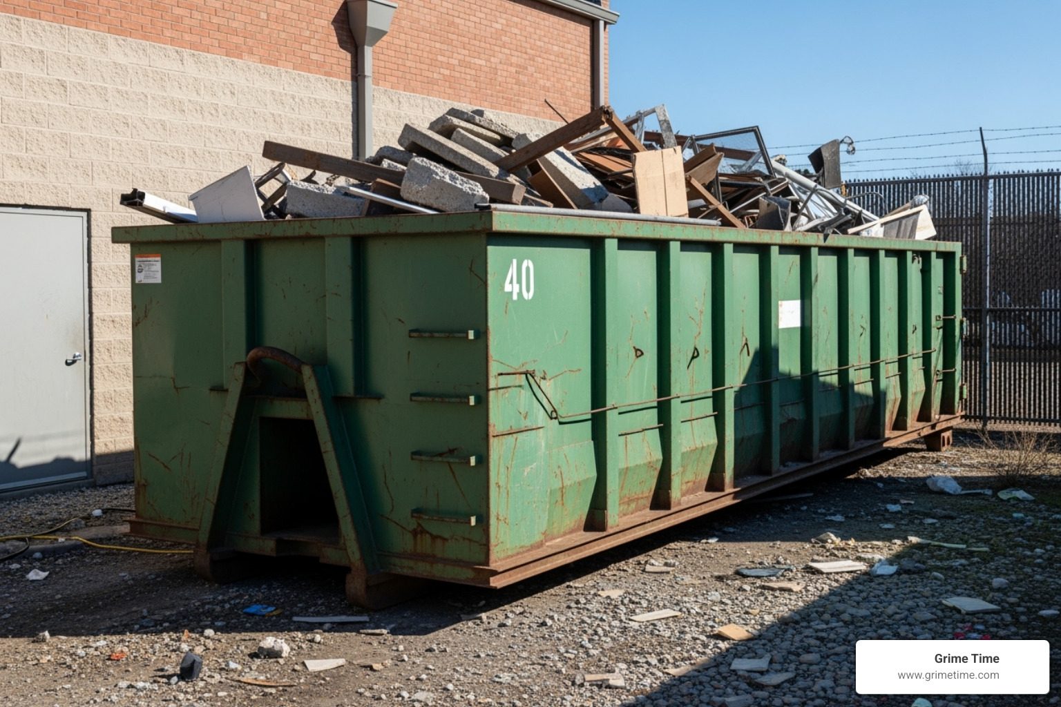 Commercial dumpster rental